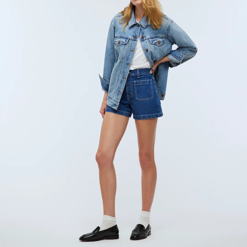 Madewell The Denim Emmett Short: Patch Pocket Edition Size 26
